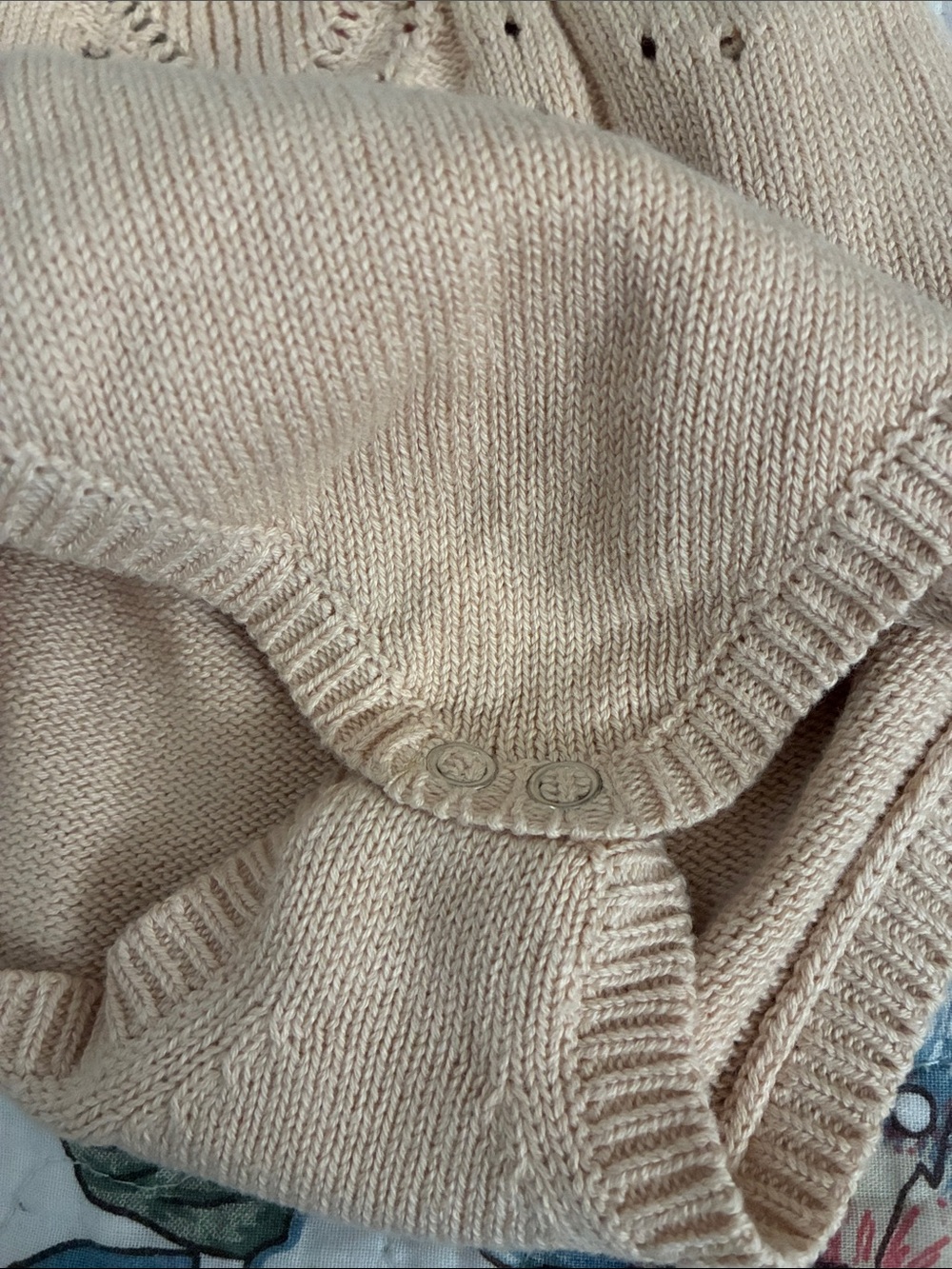 Baileys Blossoms Drake Crochet Halter Romper - Picture 3 of 4